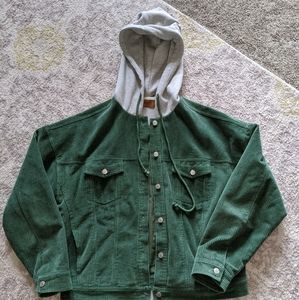Corduroy Jacket with hood